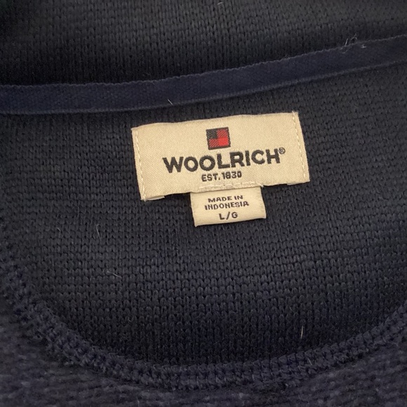 Woolrich Men’s 1/4 zip Sweater size large - Picture 7 of 12